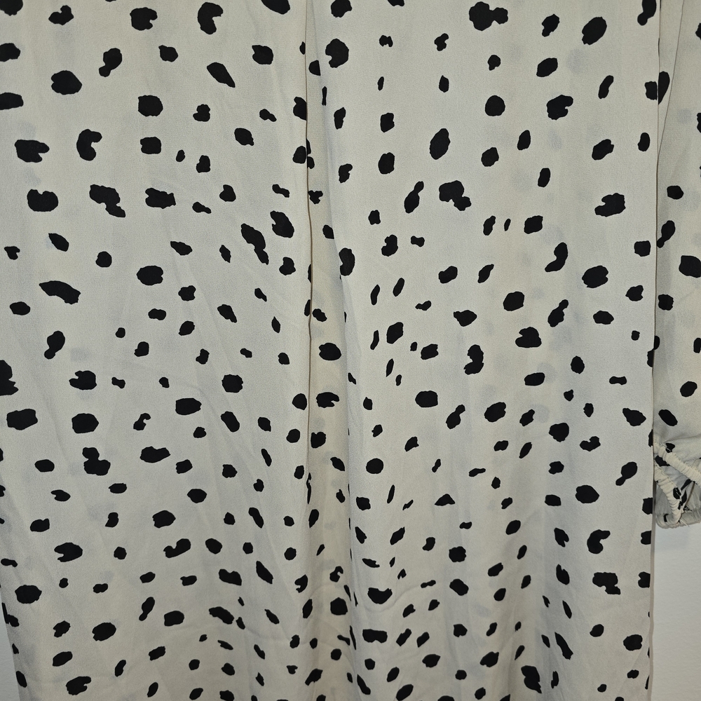 Full Moom Maternity Spotted Tie-Sleeve Tunic Size 2x Nwot - Picture 6 of 6